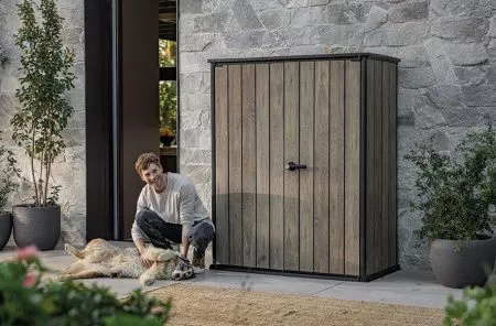 Шкаф Vertical Shed 1400 L светло-коричневый