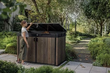 Уличный шкаф Horizontal Shed 2020 л. темно-коричневый
