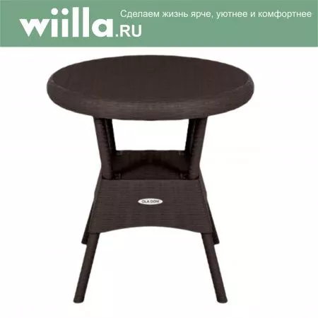 Стол круглый RATTAN Ola Dom