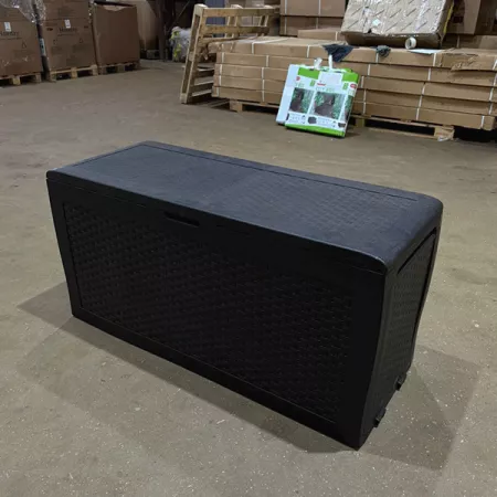 Емкость д\хранения (сундук) "SAMOA RATTAN BOX" 270л. (графит) 