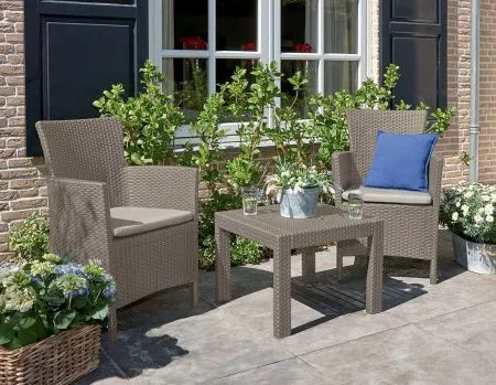 Комплект мебели Розарио балкон (Rosario balcony set) капучино