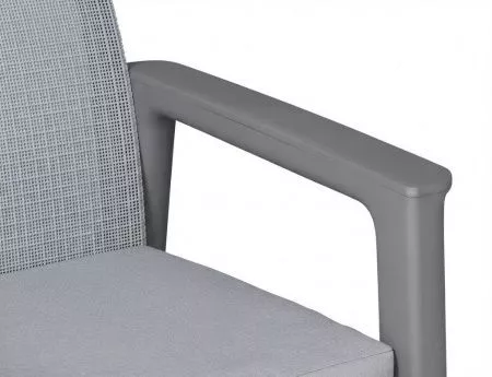 Комплект мебели Сканди (Scandi Linea 3 Seater Set ) пепельно серый