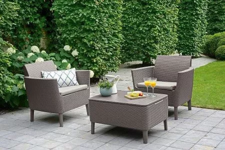 Комплект мебели Салемо балкон (Salemo balcony set) капучино