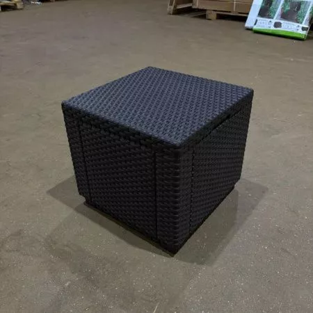 Пуфик Куб с подушкой (Cube with cushion) коричневый