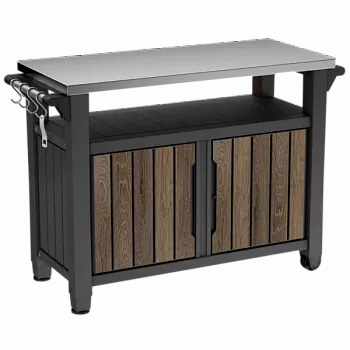 Стол для барбекю Деко 207 Л (Deco Unity XL 207L Walnut) темно-коричневый