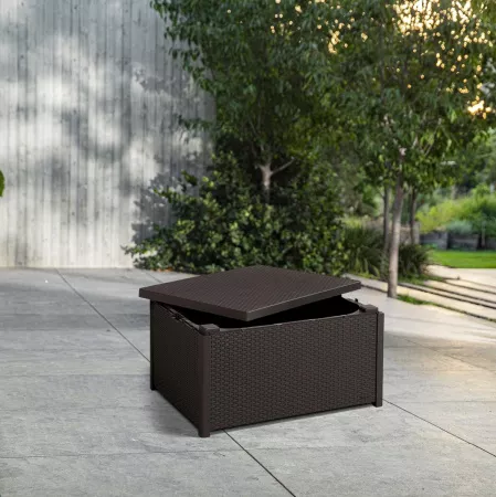 Стол-сундук Арика (Arica storage table), коричневый
