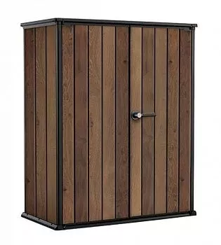 Шкаф Vertical Shed 1400 L  тёмно-коричневый