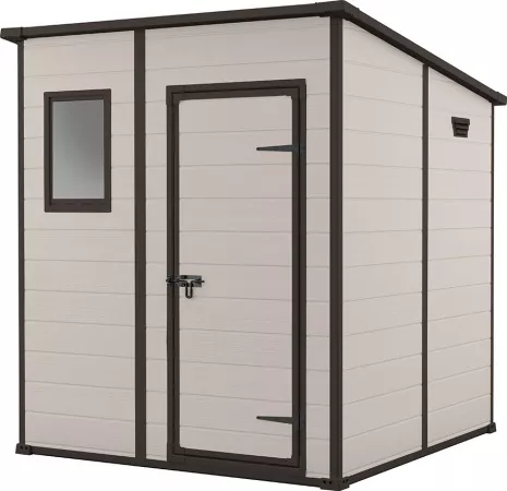 Сарай "Манор Пентхаус 6x6" (размеры 175 x 175 см), бежевый
