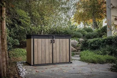 Уличный шкаф Horizontal Shed 2020 л. светло-коричневый