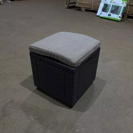 Пуфик Куб с подушкой (Cube with cushion) коричневый