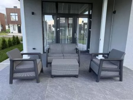 Комплект мебели Сканди (Scandi Linea 2 Seater Set) графит