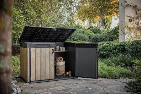 Уличный шкаф Horizontal Shed 2020 л. светло-коричневый