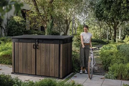 Уличный шкаф Horizontal Shed 2020 л. темно-коричневый