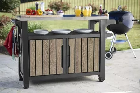 Стол для барбекю Деко 207 Л (Deco Unity XL 207L Ashwood) светло-коричневый
