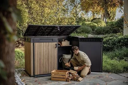 Уличный шкаф Horizontal Shed 2020 л. коричневый