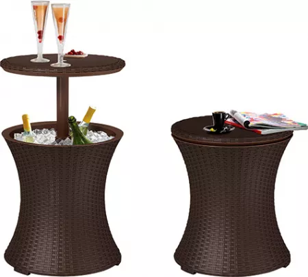 Стол Кул Бар Раттан (Cool bar rattan) графит