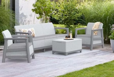 Комплект мебели Сканди (Scandi Linea 3 Seater Set ) пепельно серый