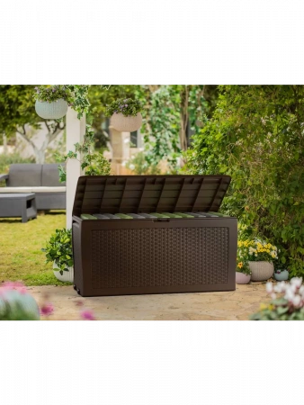 Сундук  SAMOA RATTAN BOX  270л, коричневый