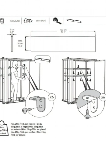 Шкаф  Premier High Store 1400 л.