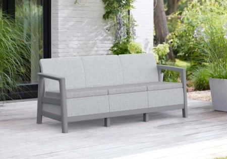Комплект мебели Сканди (Scandi Linea 3 Seater Set ) пепельно серый