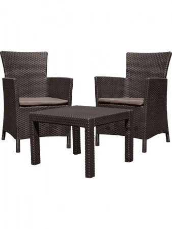 Комплект мебели Розарио балкон (Rosario balcony set) коричневый