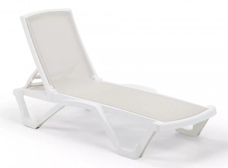 Шезлонг Mare без подлокотников Ivory white