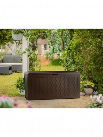 Сундук  SAMOA RATTAN BOX  270л, коричневый